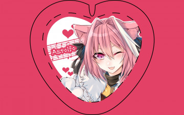 Картинка аниме fate stay+night девушка взгляд фон