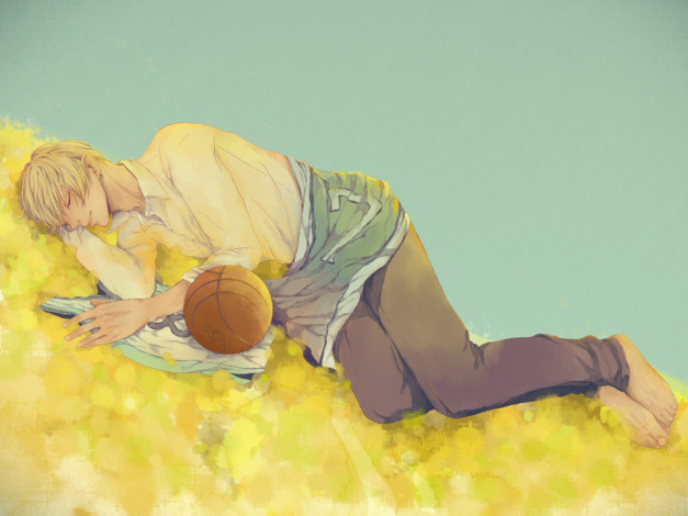 Обои картинки фото аниме, kuroko no baske, kise, ryouta