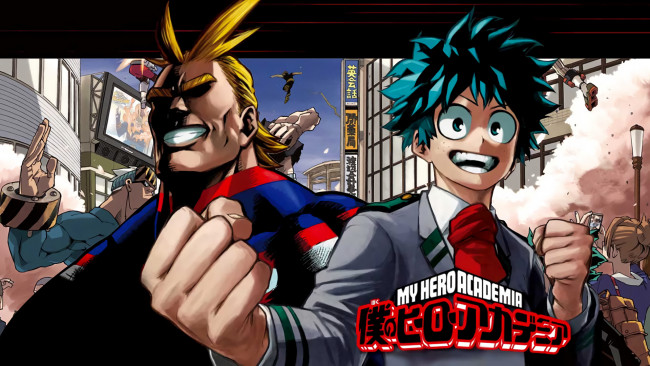 Обои картинки фото аниме, boku no hero academia, моя, геройская, академия