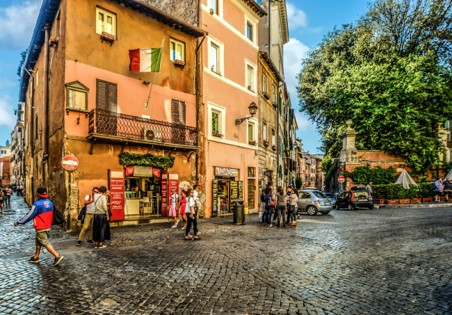Обои картинки фото trastevere, города, рим,  ватикан , италия