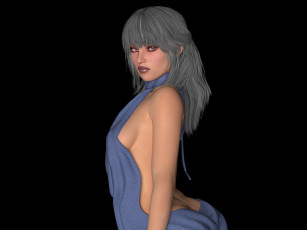 Картинка 3д+графика люди+ people взгляд девушка фон