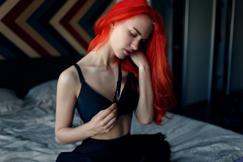 Картинка девушка девушки -unsort+ рыжеволосые+и+другие модель