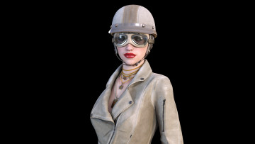 Картинка 3д+графика люди+ people девушка взгляд фон