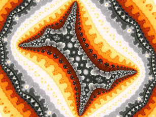 Картинка 3д+графика фракталы+ fractal цвет фон узор