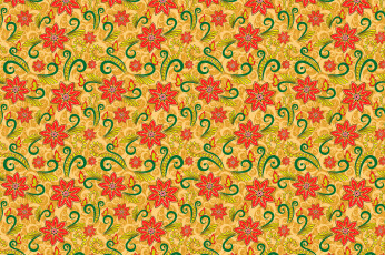 обоя векторная графика, цветы , flowers, цветы, завитки