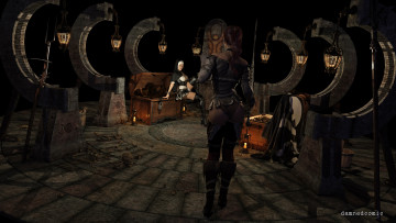 Картинка 3д+графика фантазия+ fantasy фон взгляд девушки