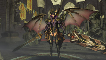 Картинка 3д+графика существа+ creatures фон взгляд девушка