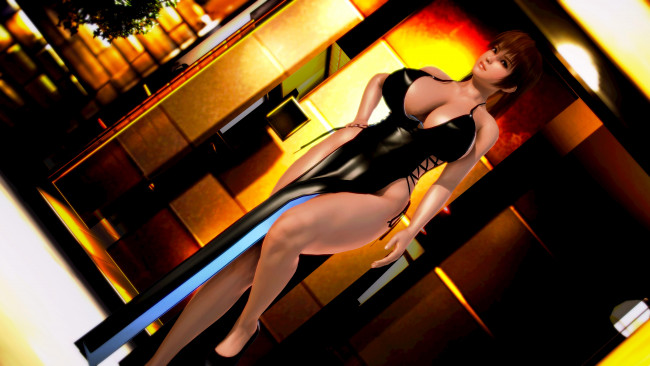 Обои картинки фото 3д графика, люди , people, фон, взгляд, девушка