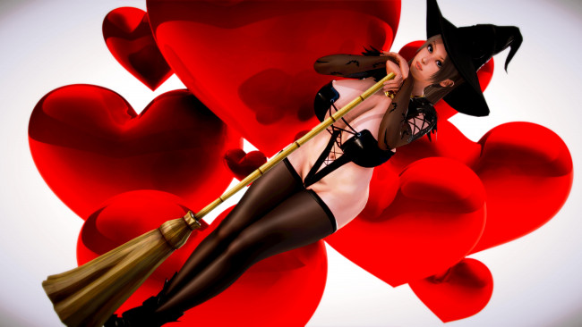 Обои картинки фото 3д графика, праздники , holidays, фон, взгляд, девушка