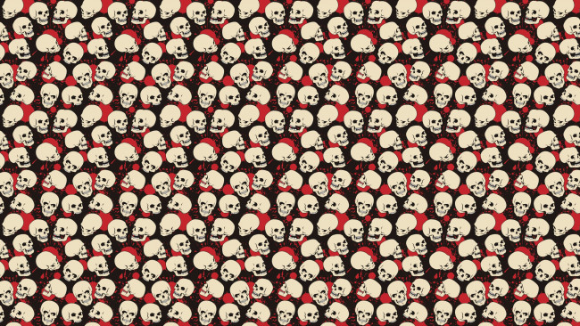 Обои картинки фото векторная графика, другое , other, черепа