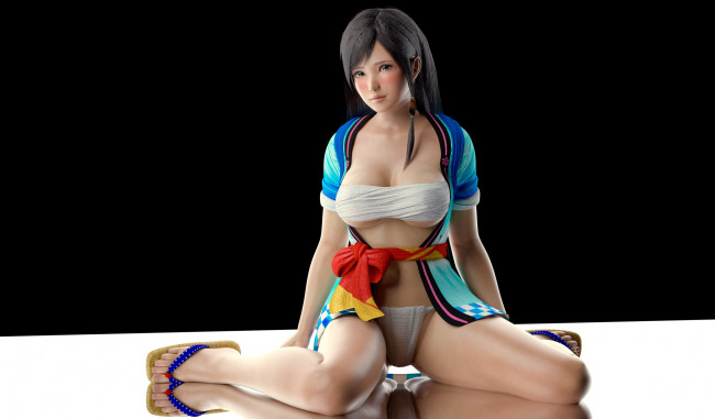 Обои картинки фото 3д графика, люди , people, фон, взгляд, девушка