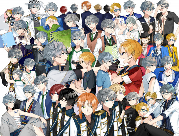 Обои картинки фото аниме, ensemble stars, ensemble, stars