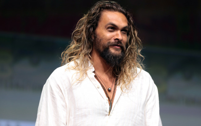 Обои картинки фото мужчины, jason momoa, актер, борода, рубашка