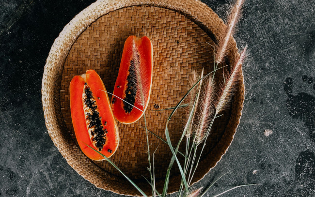 Обои картинки фото еда, папайя, экзотический, фрукт