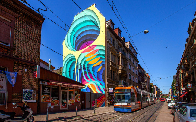 Обои картинки фото mannheim, germany, города, - улицы,  площади,  набережные