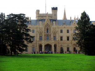 Картинка lednice+castle города замок+леднице+ чехия lednice castle