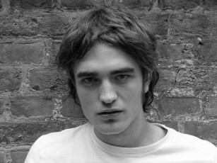 обоя мужчины, robert pattinson, актер, лицо, стена