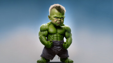 Картинка рисованное комиксы нейросети графика нейроарт ai art нейронные сети рисунки нейро искусство маленький халк