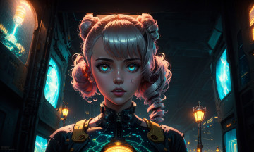 Картинка фэнтези роботы +киборги +механизмы нейросети графика нейроарт ai art нейронные сети рисунки нейро искусство