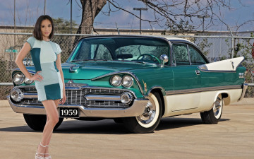 Картинка девушки eve+sweet платье мини ретро автомобиль