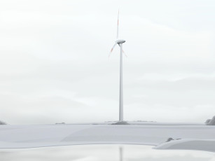 обоя векторная графика, другое , other, ветрогенератор