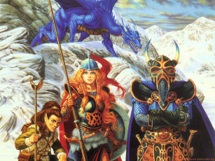 Картинка фэнтези драконы