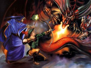 Картинка фэнтези драконы