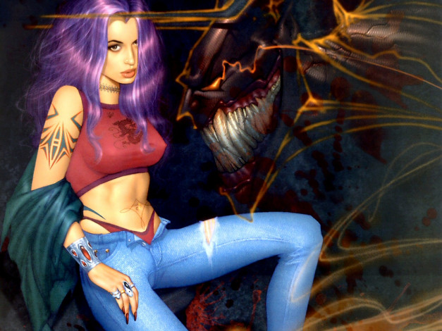 Обои картинки фото фэнтези, красавицы, чудовища