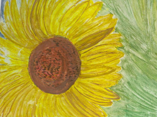 Картинка рисованные цветы