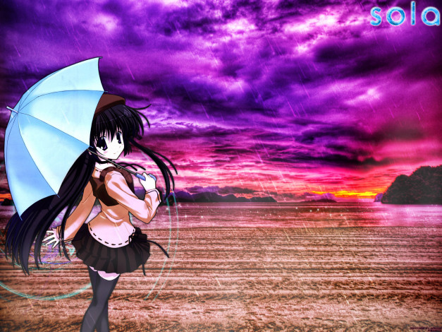 Обои картинки фото аниме, sola