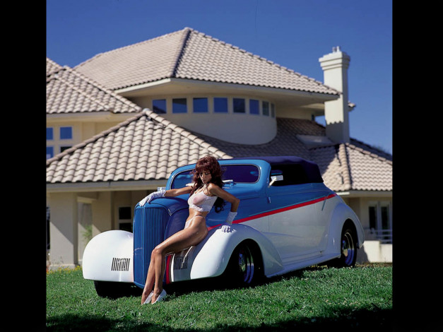 Обои картинки фото автомобили, авто, девушками