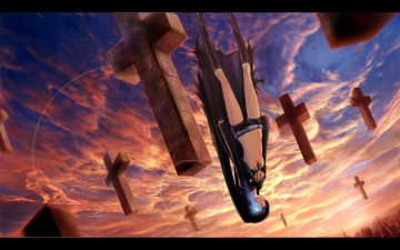 Картинка аниме black rock shooter