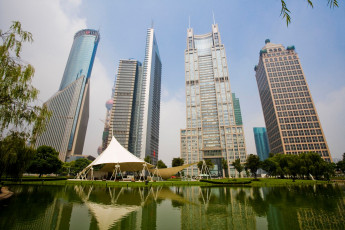 Картинка города шанхай китай