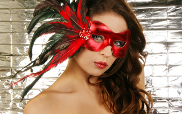 Картинка разное маски карнавальные костюмы маска перья