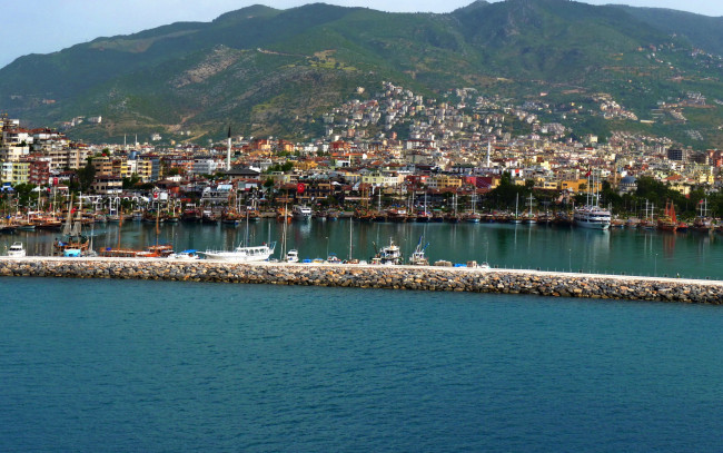 Обои картинки фото турция, alanya, города, панорамы, панорама