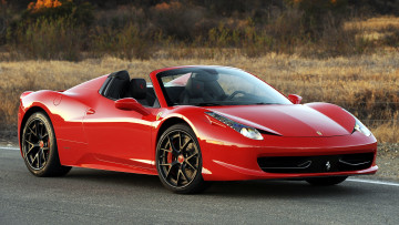 Картинка ferrari 458 italia автомобили спортивные s p a гоночные италия