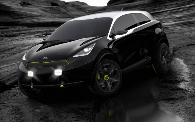 Обои картинки фото автомобили, 3д, kia