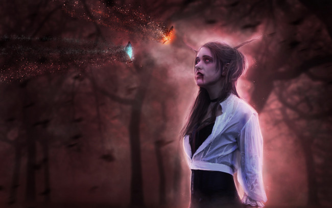 Обои картинки фото фэнтези, вампиры, вампир