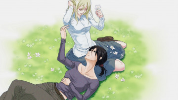 Картинка аниме shingeki+no+kyojin ymir christa renz атака титанов арт