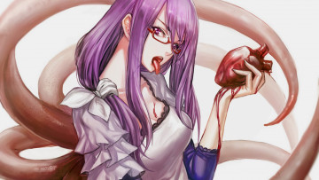 Картинка аниме tokyo+ghoul токийский гуль сердце арт девушка kamishiro rize кровь