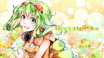 Картинка аниме vocaloid gumi волосы взгляд девушка