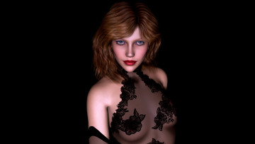 обоя robinski, 3д графика, люди , people, девушка, взгляд