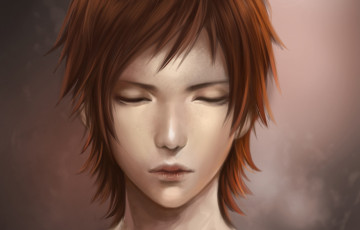 Картинка аниме k+project портрет рыжий мужчина misaki yata