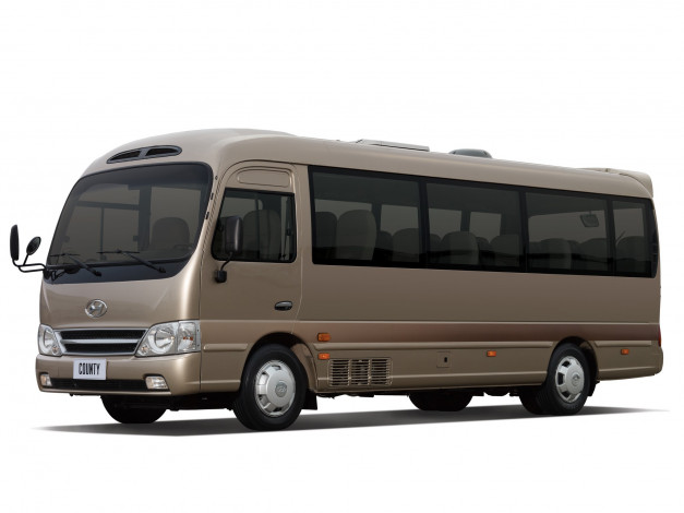 Обои картинки фото автомобили, автобусы, county, hyundai