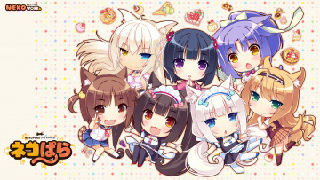 Картинка аниме nekopara девушки взгляд