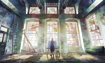 Картинка аниме unknown +другое руины художник мальчик окна здание арт natsu3390