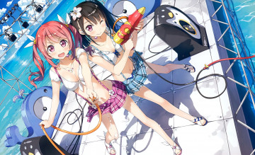 Картинка аниме kantoku+ artbook kurumi kantoku shizuku арт девочки