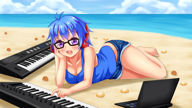 Обои картинки фото аниме, музыка, арт, fast-runner-2024