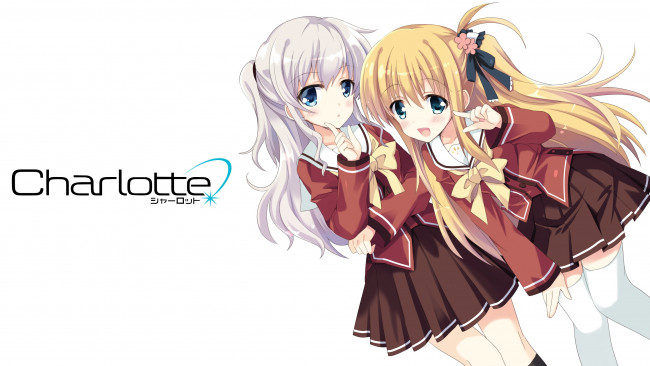 Обои картинки фото charlotte, аниме, unknown,  другое, tomori, nao, девушки, hizuki, yayoi, nishimori, yusa