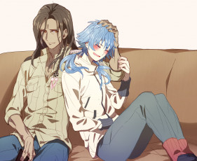 Картинка аниме dramatical+murder парни